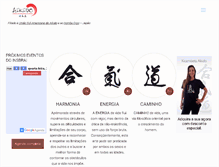 Tablet Screenshot of aikido.com.br