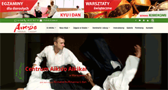 Desktop Screenshot of aikido.waw.pl