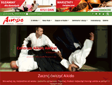 Tablet Screenshot of aikido.waw.pl