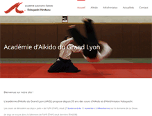 Tablet Screenshot of lyon.aikido.fr