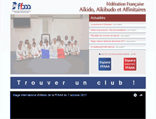 Tablet Screenshot of aikido.com.fr